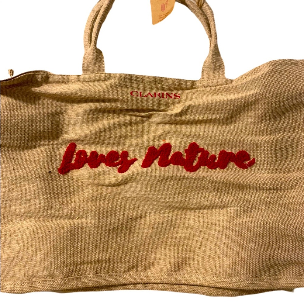 Large wicker beach bag